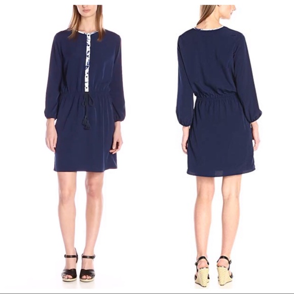 Shoshanna Dresses & Skirts - NWOT Shoshanna navy blue shirtdress Henrietta 4
